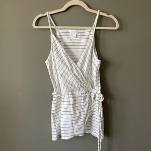 Market & Spruce Vienna Faux Wrap Top